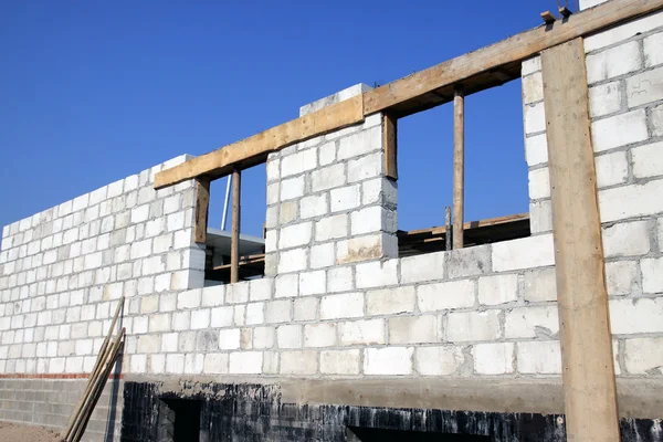 Byggandet av hus — Stockfoto