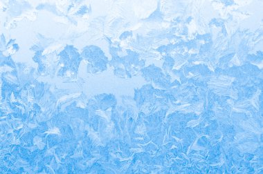 Light blue frozen window glass clipart