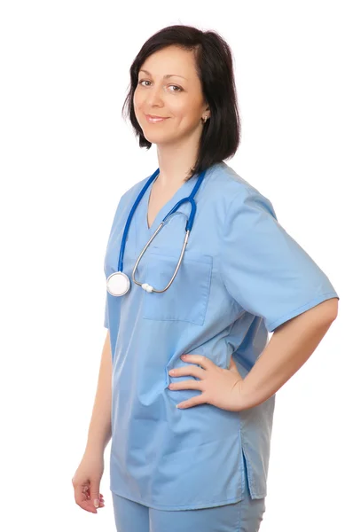 Young smiling doctor isolated — Stock Photo, Image