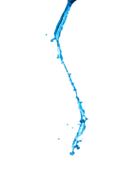 Blue transparent water splash — Stock Photo, Image
