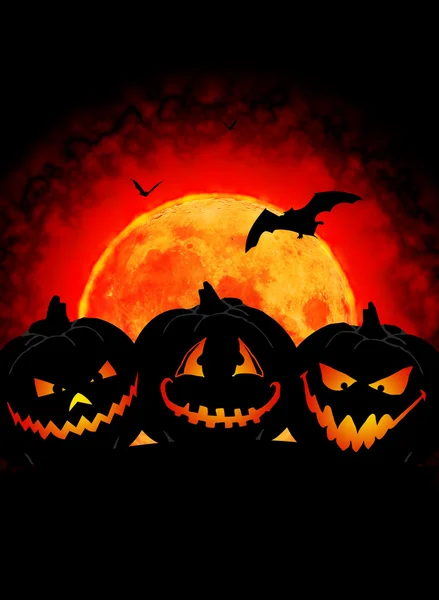 Halloween sfondo zucca — Foto Stock