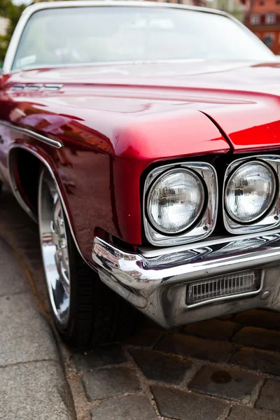 Front of vintage american car — Stock Photo, Image