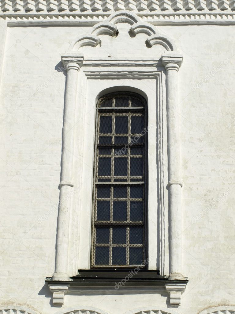 Architectural element of a window, church