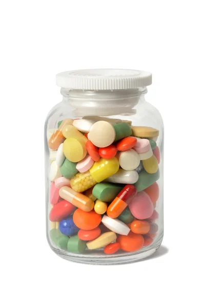 Kapszulák és tabletták — Stock Fotó