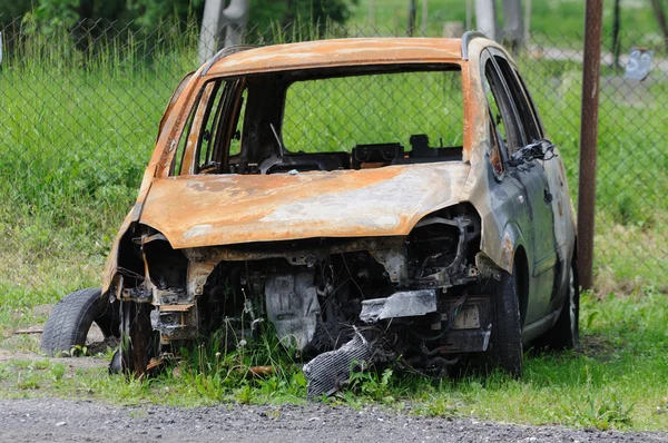 stock image Burned Car