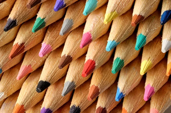 색연필 매크로 — 스톡 사진