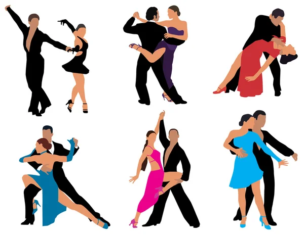 Taniec pary — Wektor stockowy