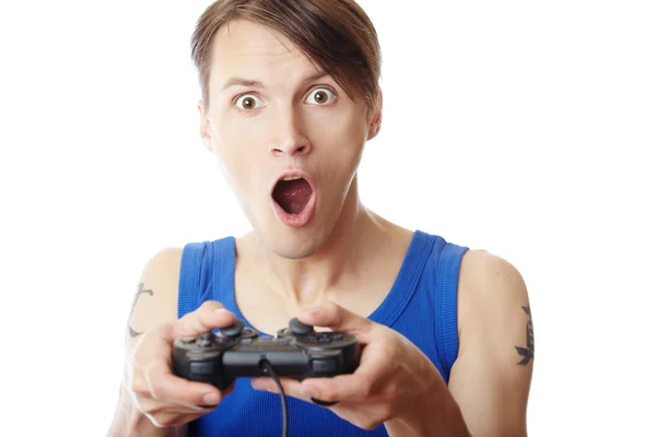 Computer gamer Royalty Free Stock Images