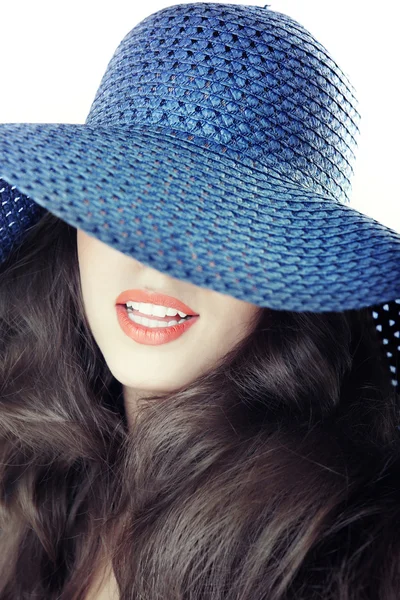 파란색 모자 — 스톡 사진