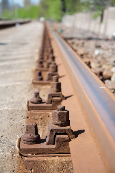 Railway track lines — Stock Photo, Image