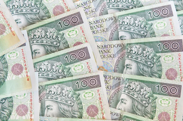 Польська гроші — стокове фото