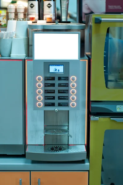 Stock image Coffee maker in a cafe