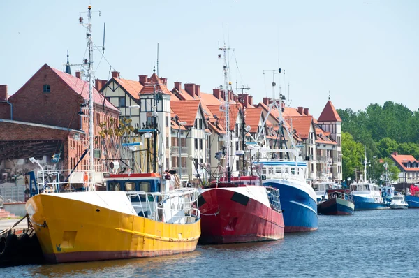 stock image Fishing boats in the port