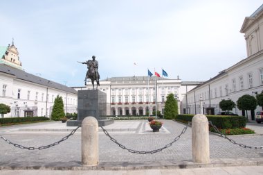 Presidential palace in Warsaw, Poland clipart