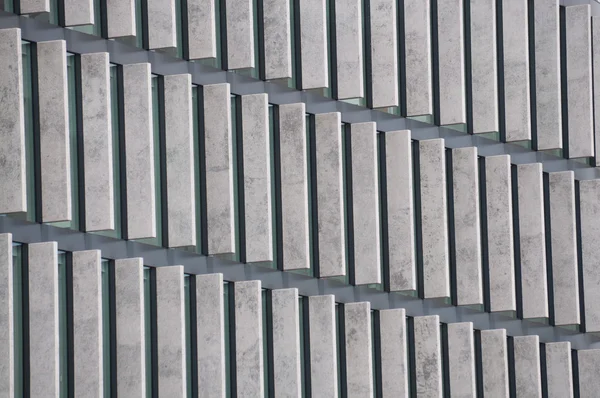 Glas- und Stahlkonstruktion auf modernem Gebäude — Stockfoto