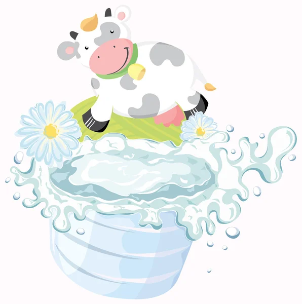 Szklanka mleka — Wektor stockowy