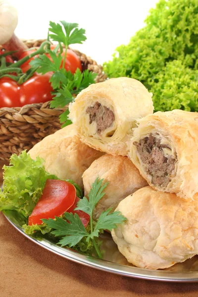 Minced meat pie — Stock Photo, Image