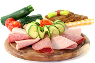 Sausage Platter clipart