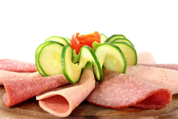 Sausage Platter — Stock Photo, Image