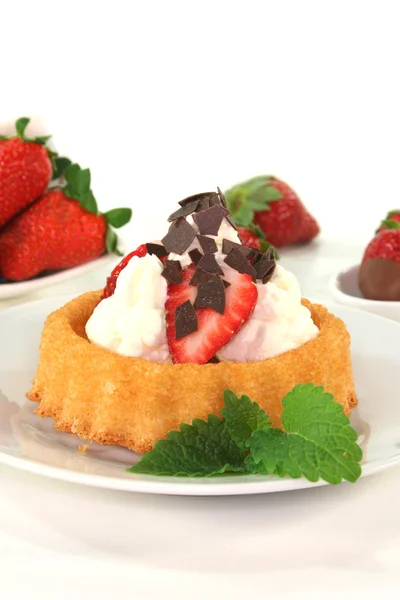 Strawberry pie — Stock Photo, Image