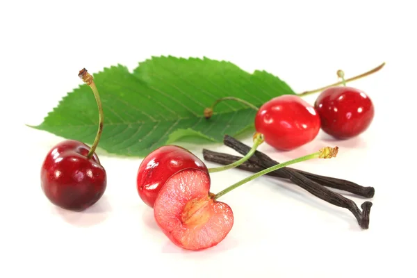 Cseresznye-vanília — Stock Fotó