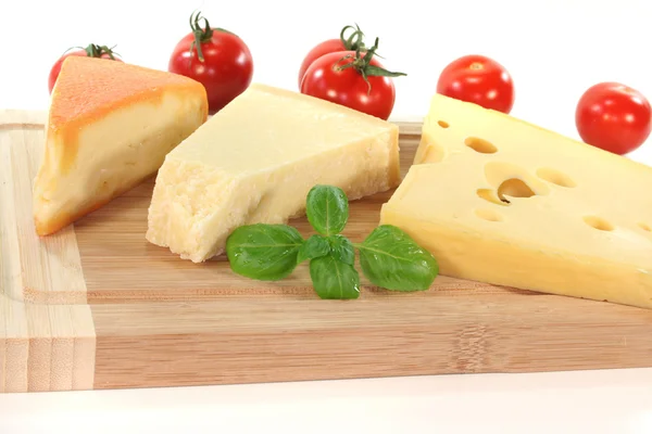 Selecção de queijo — Fotografia de Stock