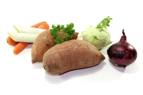 Warzywa do zupyPokój dzienny z odkurzacza — Zdjęcie stockowe