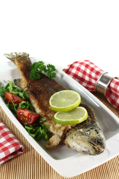 Fried trout — Stock Photo, Image