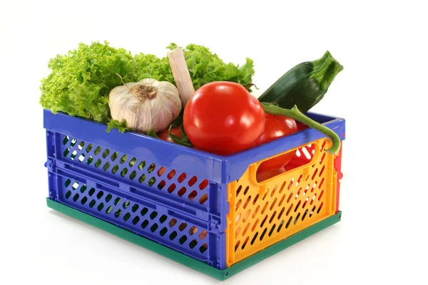 Vegetabiliska låda — Stockfoto