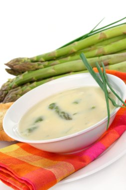 Asparagus cream soup clipart