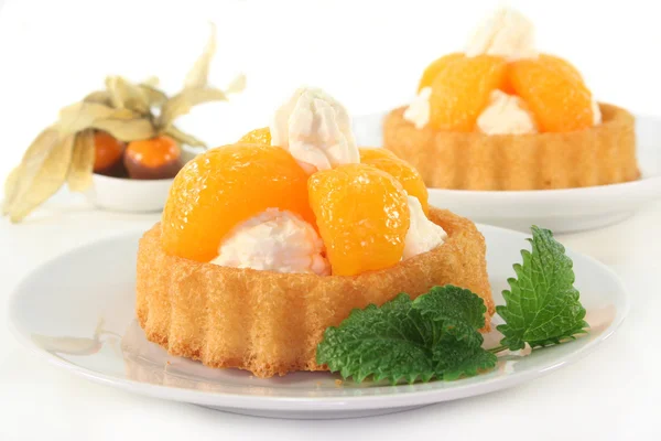 Mandarinky koláč — Stock fotografie