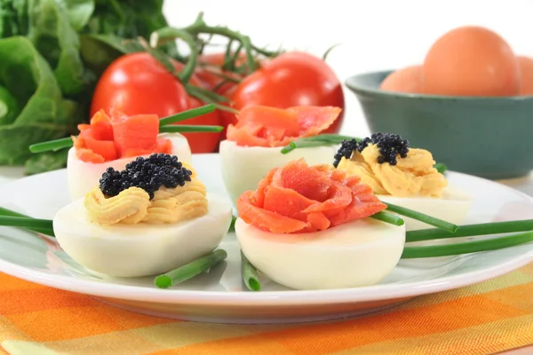 stock image Stuffed eggs