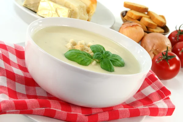 Kaas crème soep — Stockfoto