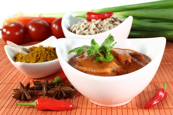 Rode curry — Stockfoto