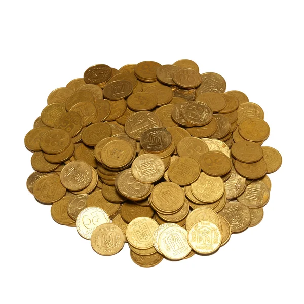 黄金のコインのヒープ — ストック写真
