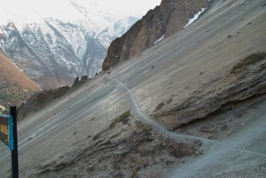 Tibet karlı dağlar