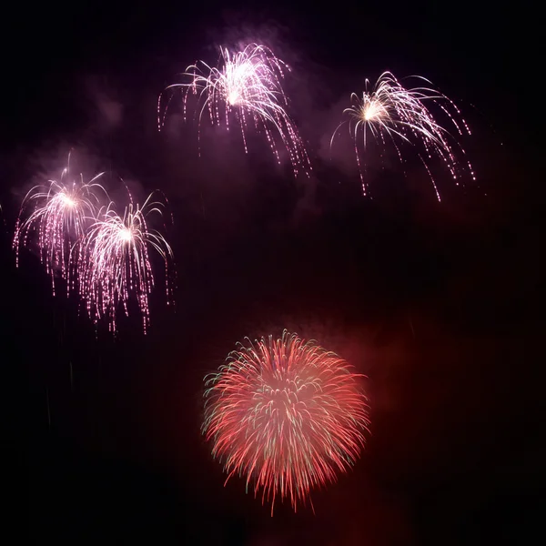 Salute, fuochi d'artificio — Foto Stock