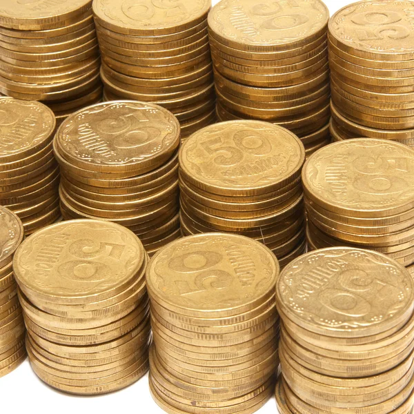 Stock image Stack of golden coins