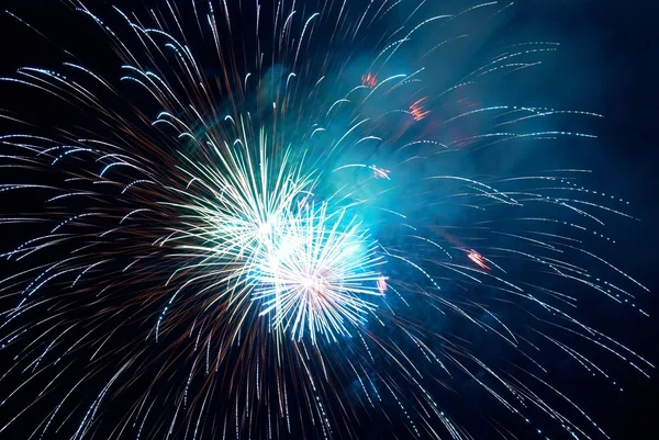 Feuerwerk, Salut. — Stockfoto
