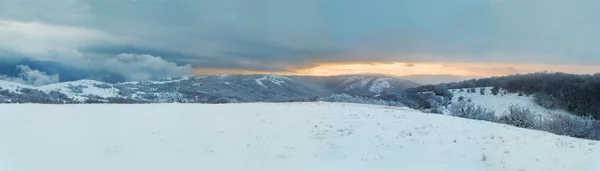 冬の風景です。パノラマ. — ストック写真