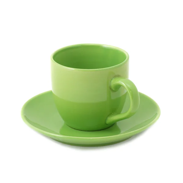 Green teacup — Stock Photo, Image