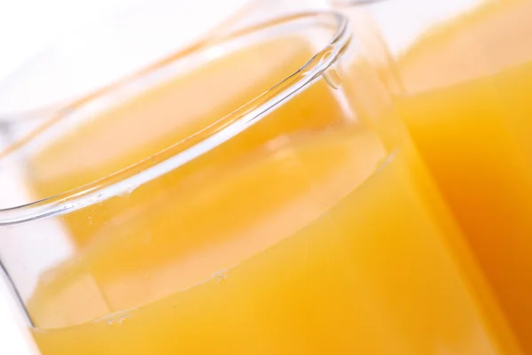 Óculos com suco de laranja — Fotografia de Stock