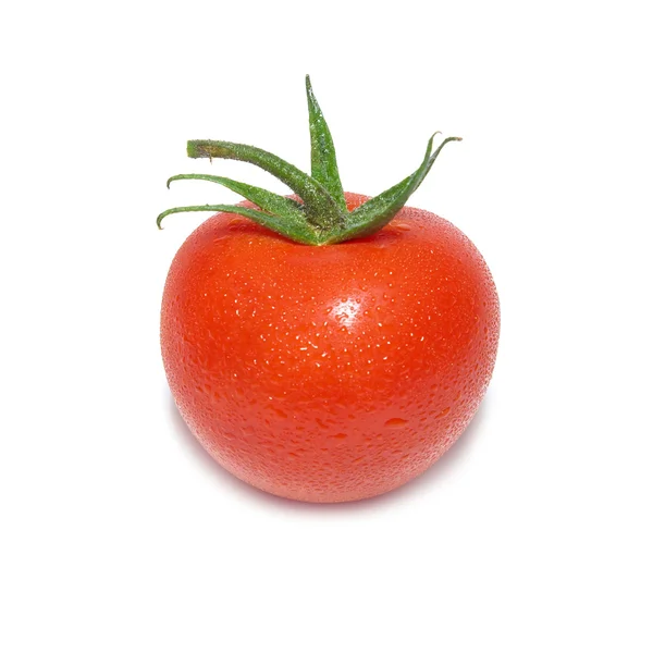 물 방울과 빨간 토마토 — 스톡 사진