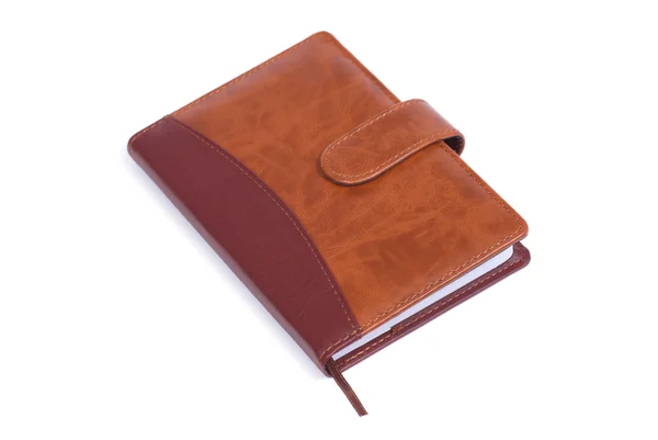 Cuaderno marrón — Foto de Stock