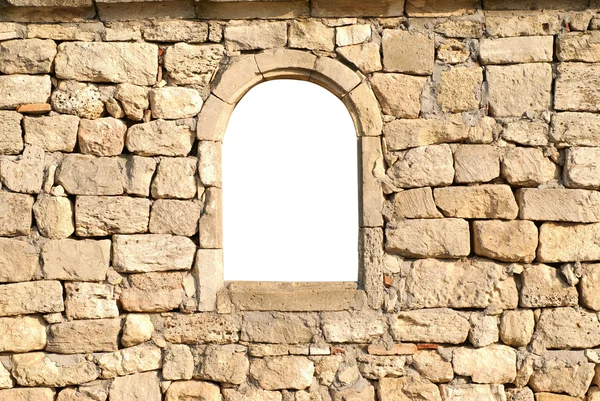 Окно в стене — стоковое фото