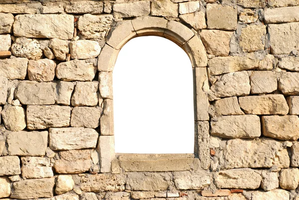 Okno w ścianie — Zdjęcie stockowe