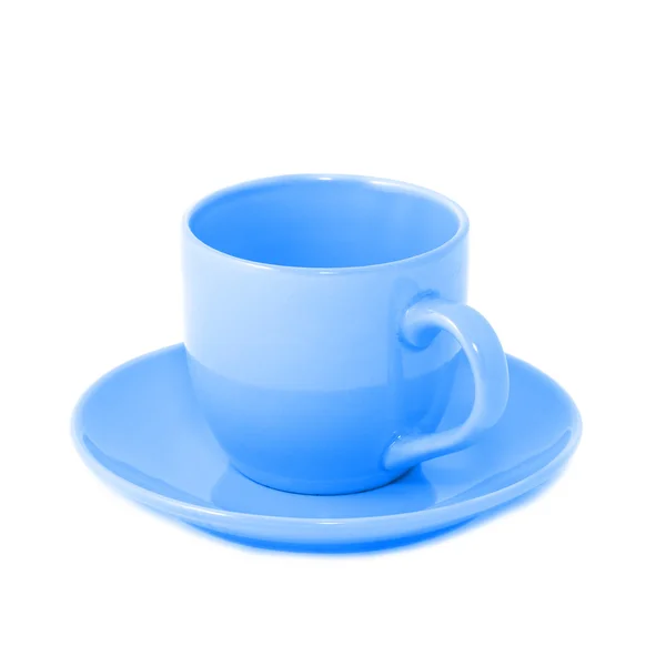 Blaue Teetasse — Stockfoto