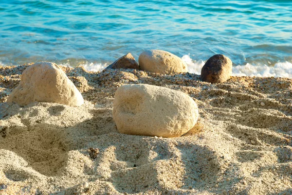 Spiaggia di sabbia tropicale — Foto Stock