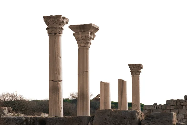 Древний замок с колоннами — стоковое фото