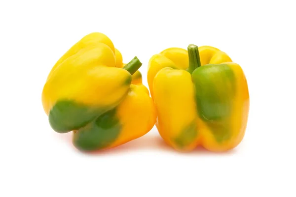 两个黄色青椒 — 图库照片